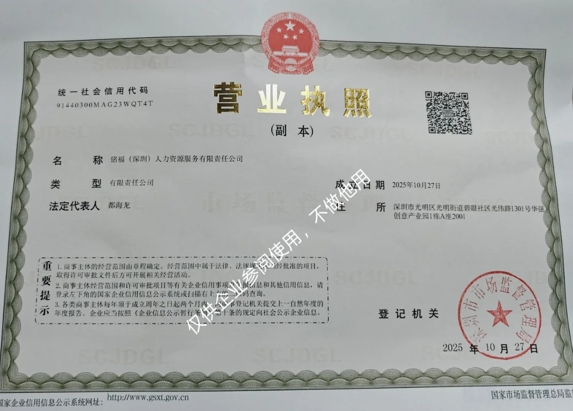 人力资源资质
